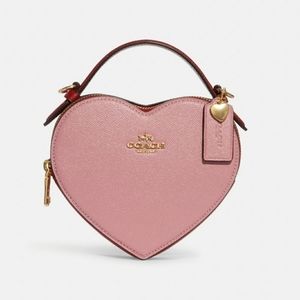 Coach Heart Crossbody In Colorblock